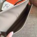 Hermes Grey Swift Jige Elan 29 Clutch