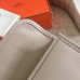 Hermes Grey Swift Jige Elan 29 Clutch