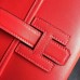 Hermes Red Swift Jige Elan 29 Clutch