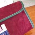 Hermes Bordeaux Suede Jige Elan 29 Clutch Bag