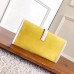 Hermes Yellow Suede Jige Elan 29 Clutch Bag