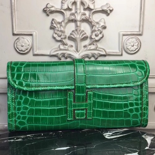 hermes jige clutch crocodile