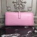 Hermes Jige Elan 29 Clutch In Pink Crocodile Leather