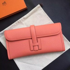 Hermes Jige Elan 29 Clutch Bag In Crevette Epsom Leather Hermes Jige Elan 29 Clutch Bag In Crevette Epsom Leather