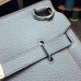 Hermes Blue Lin Large Jypsiere 34cm Bag