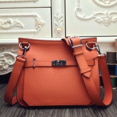 Hermes Orange Large Jypsiere 34cm Bag