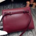 Hermes Kelly Danse Bag In Bordeaux Swift Leather