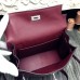 Hermes Kelly Danse Bag In Bordeaux Swift Leather