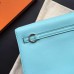 Hermes Kelly Danse Bag In Celeste Swift Leather