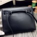 Hermes Kelly Danse Bag In Black Swift Leather