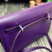 Hermes Kelly Danse Bag In Purple Swift Leather