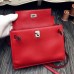 Hermes Kelly Danse Bag In Red Swift Leather