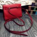 Hermes Kelly Danse Bag In Red Swift Leather