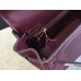 Hermes Kelly Ghillies 28cm In Burgundy Swift Leather