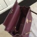 Hermes Kelly Ghillies 28cm In Burgundy Swift Leather
