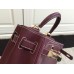 Hermes Kelly Ghillies 28cm In Burgundy Swift Leather