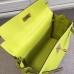 Hermes Kelly Ghillies 28cm In Yellow Swift Leather