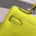 Hermes Kelly Ghillies 28cm In Yellow Swift Leather