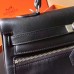 Hermes Black Kelly Lakis 35cm Handmade Bag