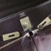 Hermes Black Kelly Lakis 35cm Handmade Bag