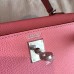 Hermes Rose Confetti Epsom Kelly Mini II 20cm Handmade Bag