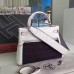 Hermes White Kelly Lakis 32cm Toile and Swift Bag