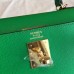 Hermes Bamboo Epsom Kelly Sellier 28cm Handmade Bag