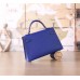 Hermes Electric Blue Epsom Kelly Mini II 20cm Handmade Bag