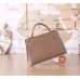 Hermes Etoupe Epsom Kelly Mini II 20cm Handmade Bag