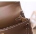 Hermes Etoupe Epsom Kelly Mini II 20cm Handmade Bag