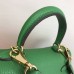 Hermes Bamboo Clemence Kelly 20cm GHW Bag