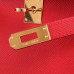 Hermes Red Epsom Kelly Mini II 20cm Handmade Bag