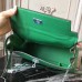 Hermes Bamboo Clemence Kelly 28cm Bag