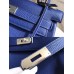 Hermes Blue Kelly 28cm Bag With Zigzag Handle