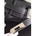 Hermes Black Kelly 28cm Bag With Zigzag Handle