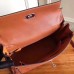 Hermes Brown Suede Kelly 32cm Bag With Zigzag Handle