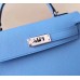 Hermes Celeste Epsom Kelly Mini II 20cm Handmade Bag