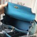 Hermes Blue Jean Clemence Kelly 32cm Retourne Bag