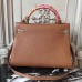 Hermes Brown Clemence Kelly 32cm Retourne Bag