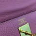 Hermes Pink Clemence Kelly 32cm Retourne Bag