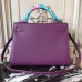 Hermes Purple Clemence Kelly 32cm Retourne Bag