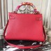 Hermes Red Clemence Kelly 32cm Retourne Bag