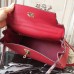 Hermes Red Clemence Kelly 32cm Retourne Bag