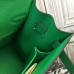 Hermes Bamboo Epsom Kelly 32cm Sellier Bag
