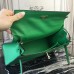 Hermes Bamboo Epsom Kelly 32cm Sellier Bag