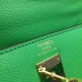 Hermes Bamboo Epsom Kelly 32cm Sellier Bag