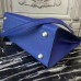 Hermes Blue Electric Epsom Kelly 32cm Sellier Bag