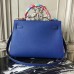 Hermes Blue Electric Epsom Kelly 32cm Sellier Bag