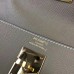 Hermes Grey Epsom Kelly 32cm Sellier Bag