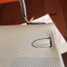 Hermes Grey Clemence Kelly 25cm Retourne Handmade Bag